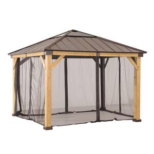 9 ft. x 9 ft. Original Manufacturer Universal Replacement Mosquito Netting for Wood Gazebo