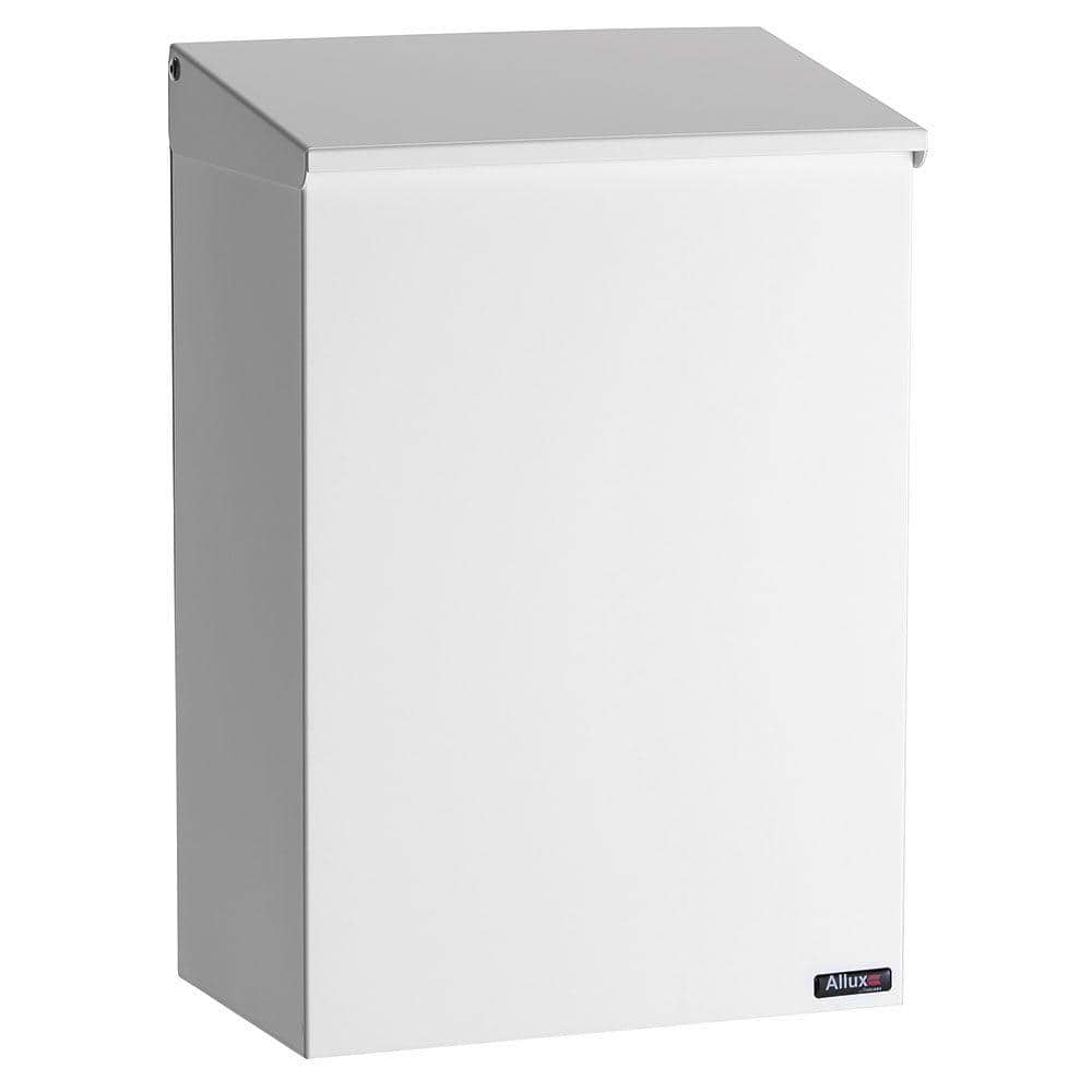 Allux White Wall-Mount Mailbox