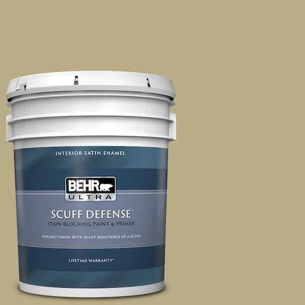 BEHR ULTRA 5 gal. #S330-4 Fennel Seed Extra Durable Satin Enamel Interior Paint & Primer