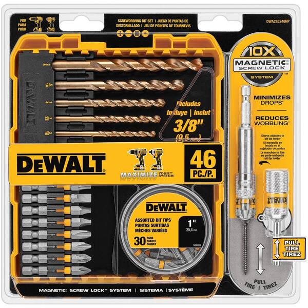 DEWALT Maxfit Screwdriver Set with Screw Lock (46-Piece)