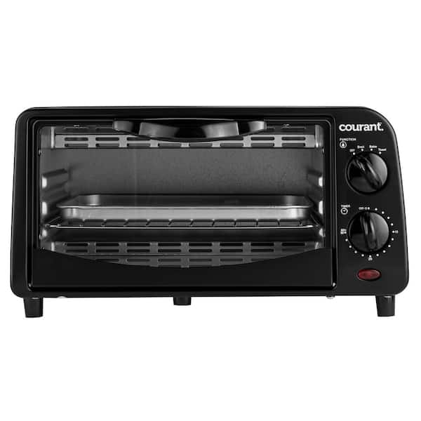 BLACK & DECKER 4-Slice White Toaster Oven (-Watt) at