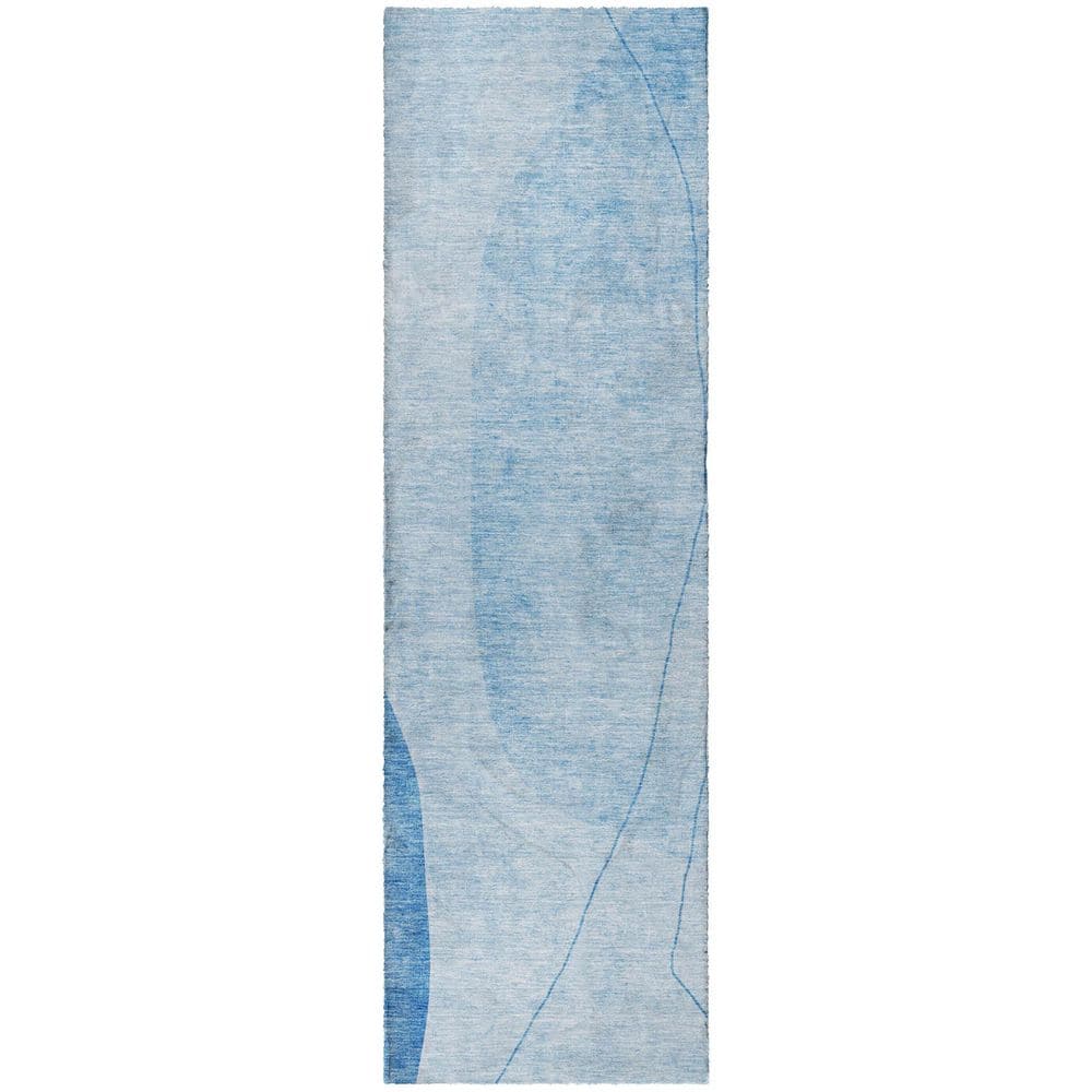 Dream Shag Premium Machine Washable Abstract ADS696 Blue 2 ft. x 7 ft. Runner Rug price history on PriceWatchPro