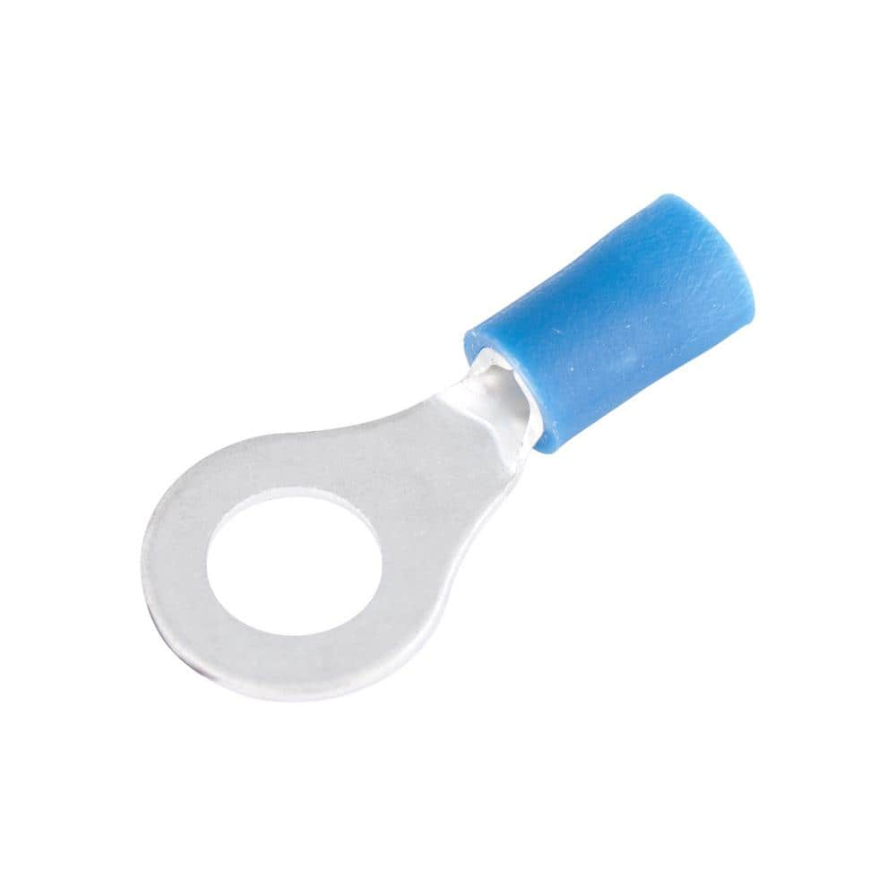 BAS14456B - Blue Nylon Ring Connector 16-14 (5/16 Stud)