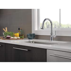 Westchester Single-Handle Pull-Down Sprayer Kitchen Faucet in Chrome