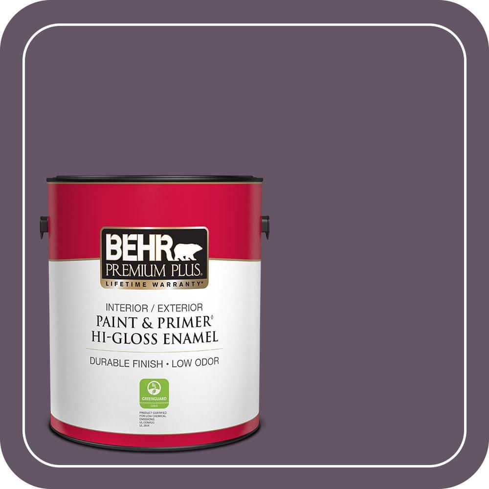 1 gal. Home Decorators Collection #HDC-CL-03 Grand Grape Hi-Gloss Enamel Interior/Exterior Paint & Primer price history on PriceWatchPro