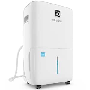 High Humidity 80pt.5,500 sq. ft. Energy Star Dehumidifier for Bedroom, Basement or Wet Rooms in White with Bucket