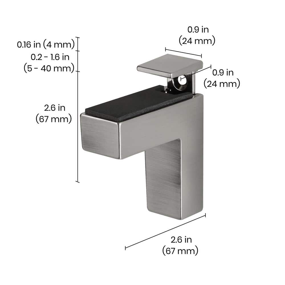 Adjustable Stainless Steel Decorative Shelf Bracket Set