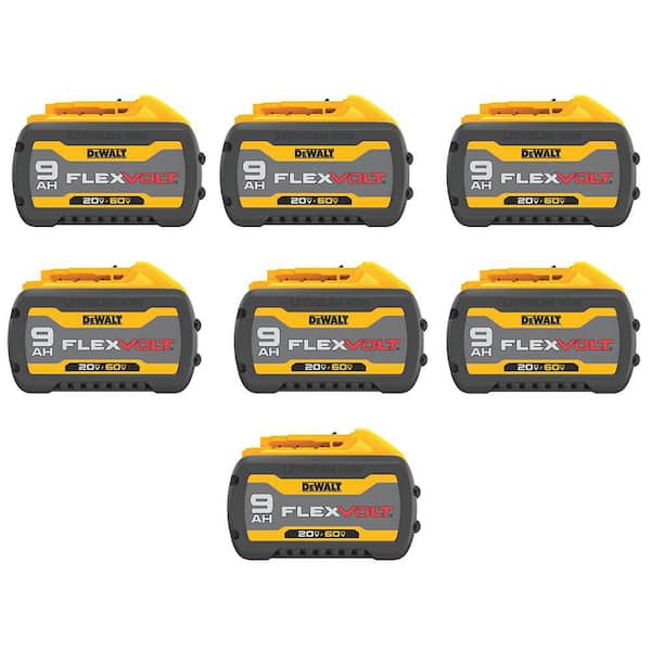 20V/60V MAX FLEXVOLT Lithium-Ion 9.0Ah Battery (7 -Pack)