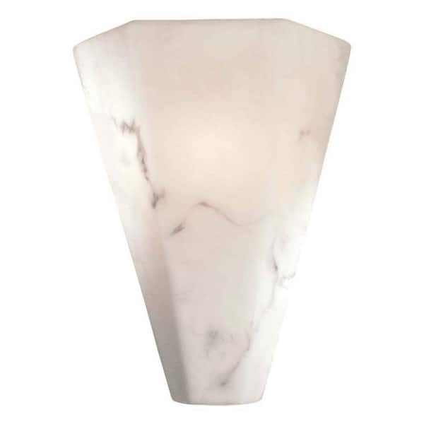 Minka Lavery Lavery 1-Light Alabaster Dust Wall Sconce