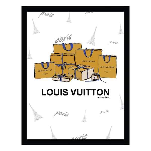 VENICE BEACH Collections Fashion Designer Glam Bags by Fairchild Paris 1 Piece Framed Graphic Print Abstract Poster Art Print 18 in. x 14 in.