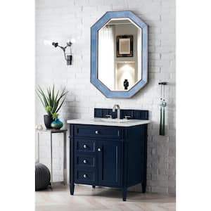 Brittany 28.8 in. W x 23 in. D x 32.8 in. H Single Bath Vanity Cabinet Without Top in Victory Blue