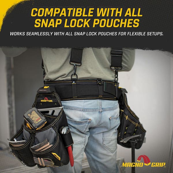 MagnoGrip Snap Lock Heavy Duty Padded Belt 526-446 - The Home Depot