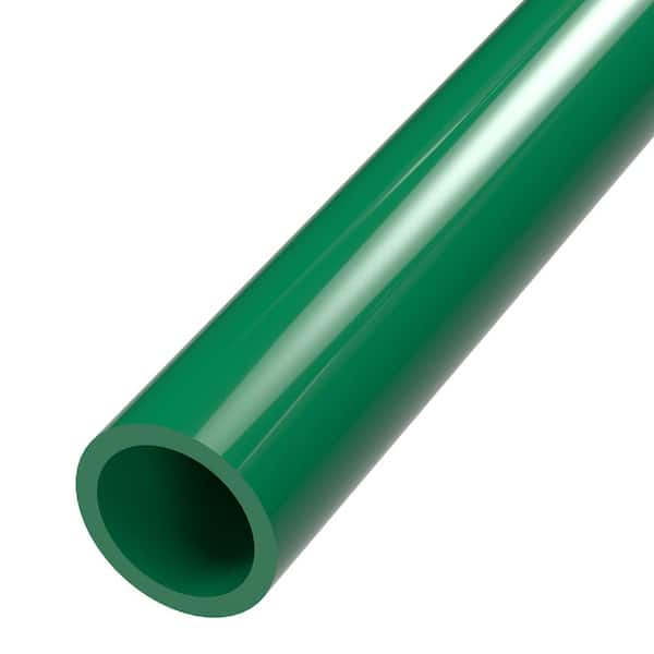 1/2 in. x 5 ft. Furniture Grade Schedule 40 PVC Pipe in Green (2-Pack)