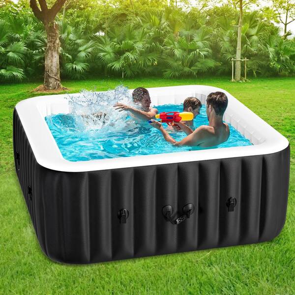 BOZTIY 240 Hot Tub 73 L x 73 W x 25 H Inflatable