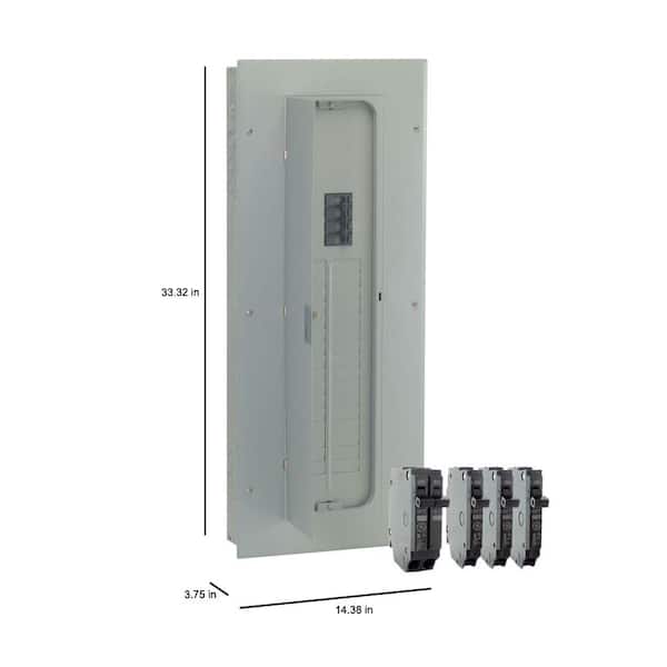 GE TM3220CCUB2K Load Center, 2 -Pole, 200 A, 32 -Space, 40