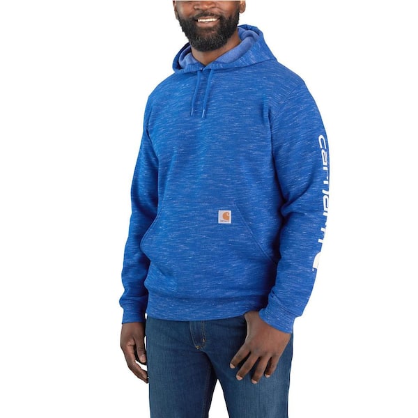 Carhartt' Men's Midweight Sleeve Logo Hoodie - Brite Orange