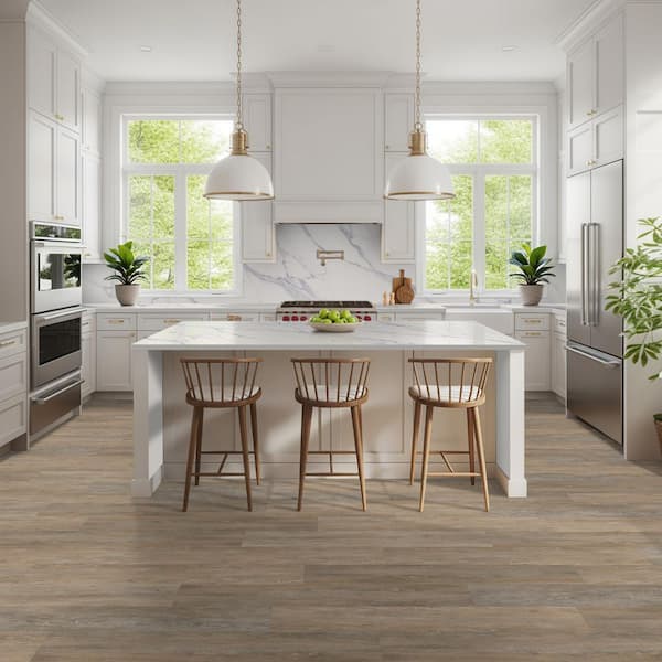 Cedar Hollow 12 MIL 7 in. W x 48 in. L Waterproof Rigid Core Click Lock Luxury Vinyl Plank Flooring (23.77 sq.ft./ Case)