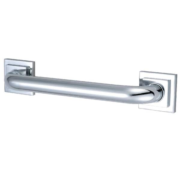 Kingston Brass Claremont 12 in. x 1-1/4 in. Grab Bar in Polished Chrome