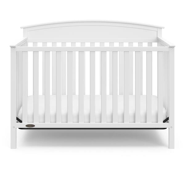 Graco Benton White 4 In 1 Convertible Crib 04530 211 The Home Depot
