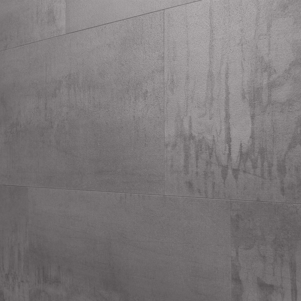 Ivy Hill Tile Angela Harris Metallic LVT Steel 11.9 in x 23.9 in x