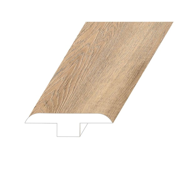 Montserrat Omnia Maison Tan 0.5 in. Thick x 1.8 in. Wide x 94.5 in. Length Vinyl T-Molding