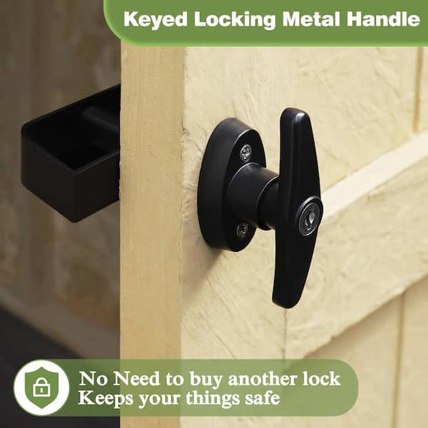 8 ft. x 12 ft. Unfinished Wood Shed Outdoor with Window and Flexible Double Door Do-it-Yourself Shed 96 sq. ft.