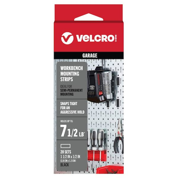 VELCRO Hook and Hook Fasteners, Workbench Mounting Strips, Pack 