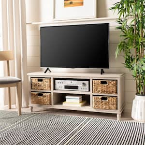 American Home 47 in. Rustic Gray Wood TV Stand