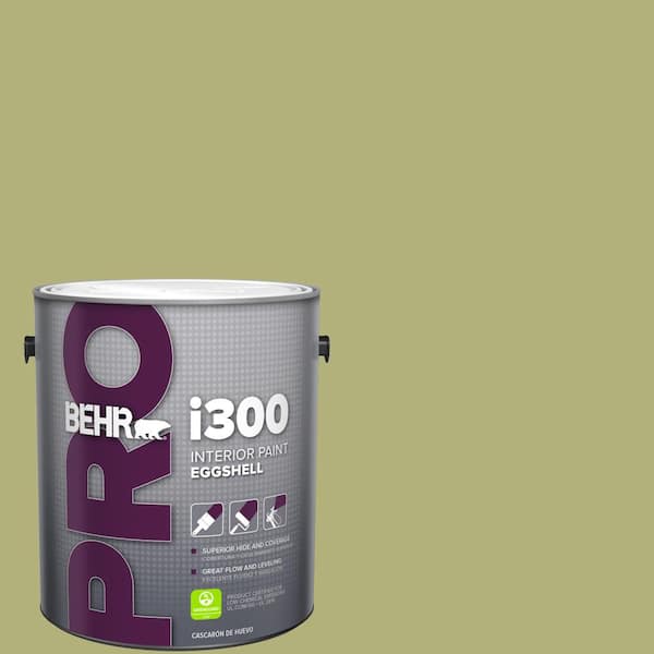 BEHR PRO 1 gal. #M340-5 Fresh Artichoke Eggshell Interior Paint