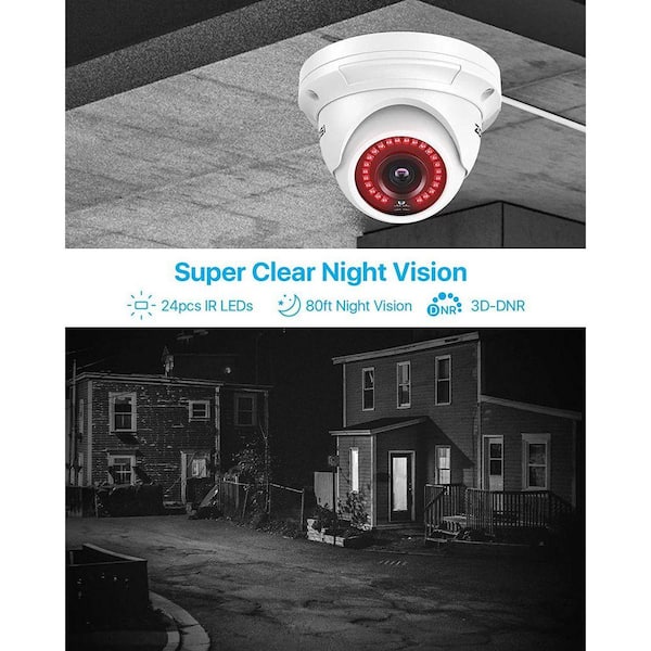 ZOSI ZM4285D 5MP PoE Wired IP Security Camera Only Compatible with