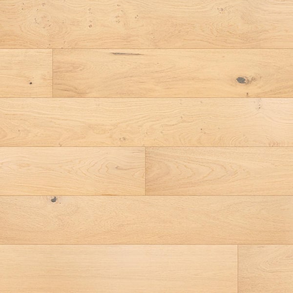 MSI Lyon Valley White Oak XL 1/2 in. T x 7.48 in. W Tongue and Groove Engineered Hardwood Flooring (35.34 sq. ft./case)