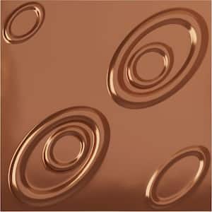 19 5/8 in. x 19 5/8 in. Maria EnduraWall Decorative 3D Wall Panel, Copper (12-Pack for 32.04 Sq. Ft.)