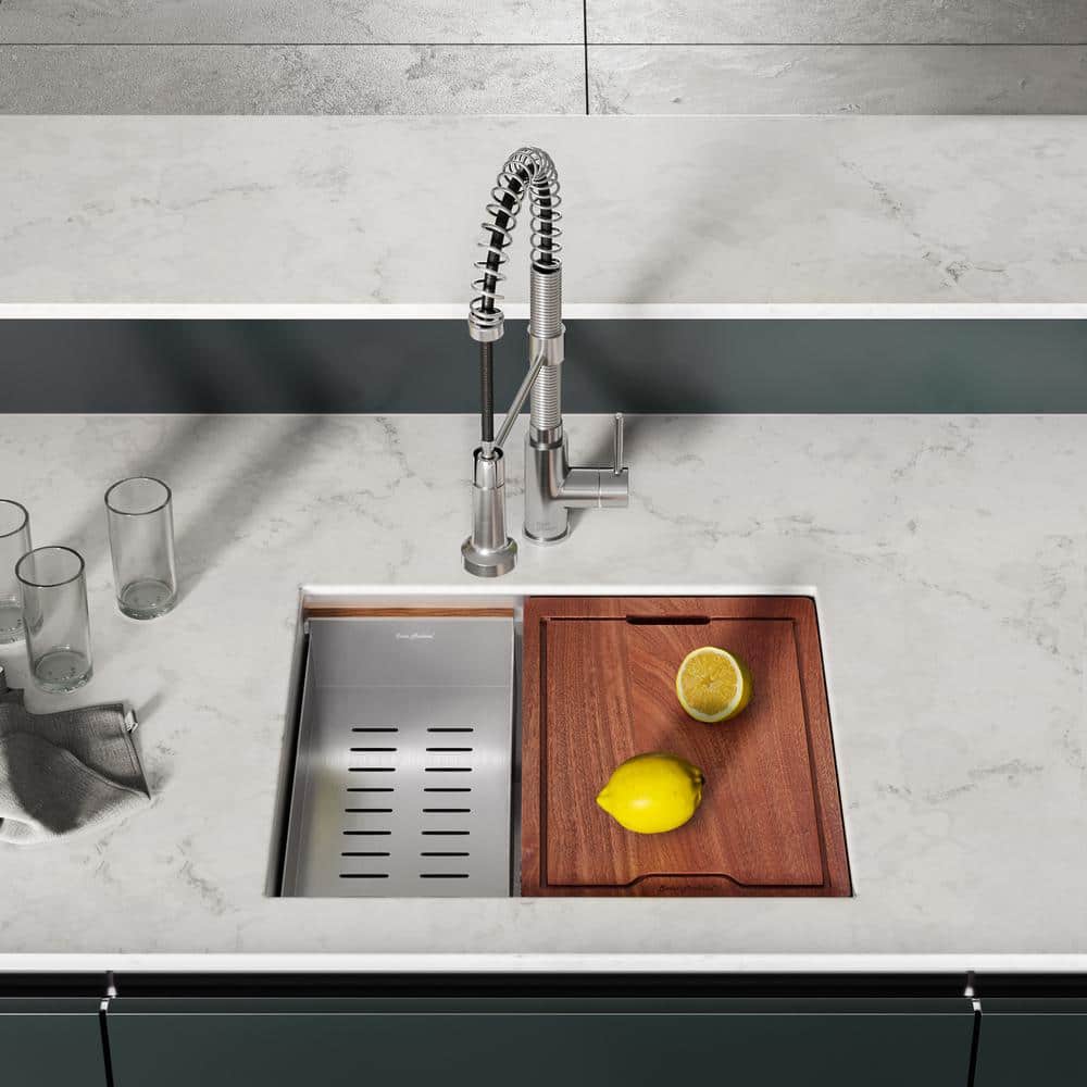 Swiss Madison Rivage Stainless Steel 22 in. Single Bowl Undermount