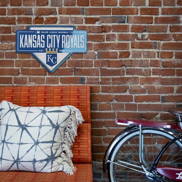 Kansas City Royals World Series Champions Home Plate Metal Wall Art