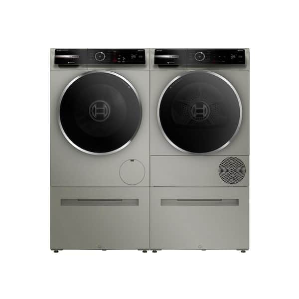 Bosch 800 4-cu ft Stackable Ventless Electric Dryer (White/Chrome) ENERGY STAR