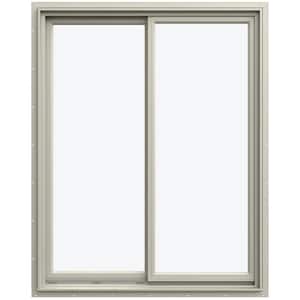 47.3125 in. x 59.5625 in. W-5500 Left-Hand Sliding Wood Clad Window