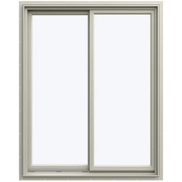 JELD-WEN 47.3125 in. x 59.5625 in. W-5500 Left-Hand Sliding Wood Clad Window