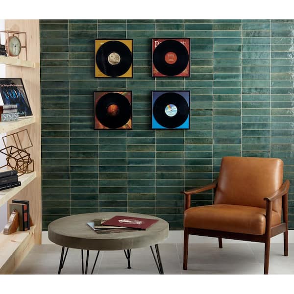 Remedy Herbal 3 in. x 4 in. Glazed Porcelain Wall Sample Tile