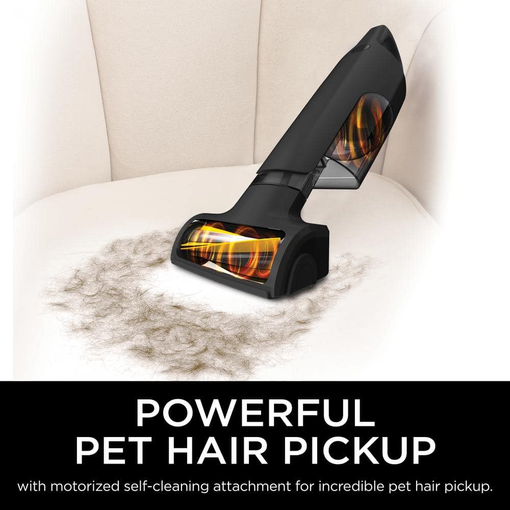 Black Cordless Handheld Vacuum with HEPA Filter for Pet Hair