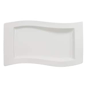 NewWave White Porcelain 19.5 in. Rectangular Platter