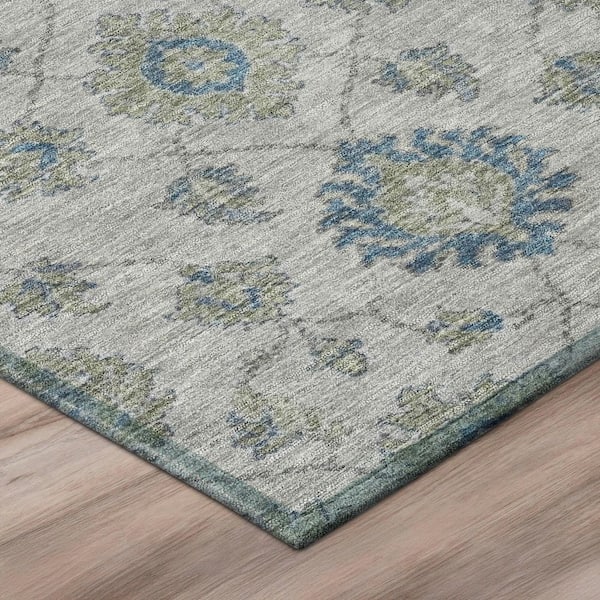 Chantille Machine Washable Indoor/Outdoor Abstract ACN3023 Gray 10 ft. x 14 ft. Area Rug