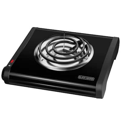 Proctor Silex Single Burner Cooktop, Adjustable Temperature, Portable,  Stainless Steel Plate, 34105