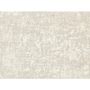 Everdene Champagne Abstract Texture Paper Strippable Wallpaper (Covers 75.6 sq. ft.)