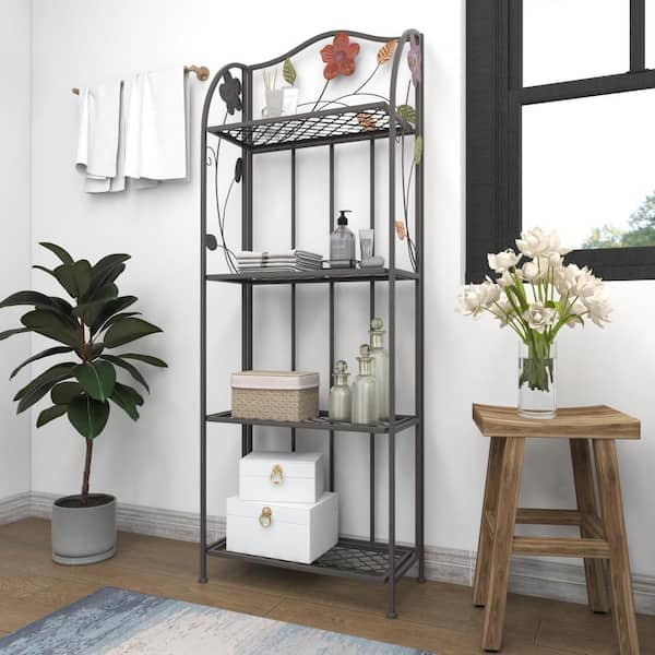 Tall narrow bakers rack hot sale