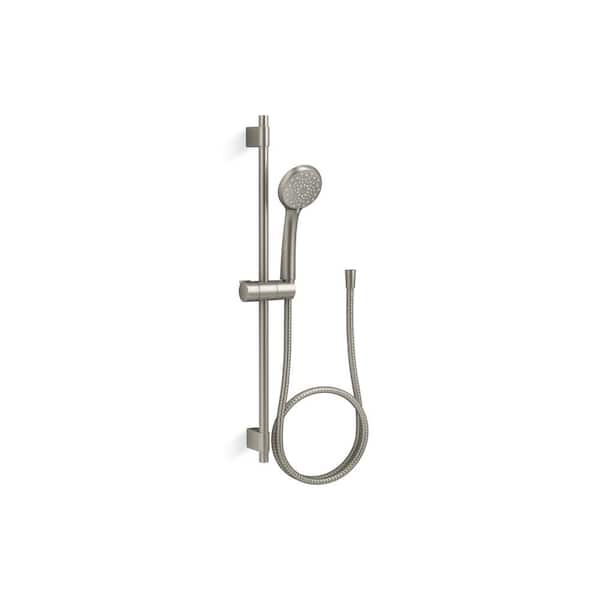 KOHLER Awaken B90 3-Spray Wall Mount Handheld Shower Head with 2.5 GPM in Vibrant Brushed Nickel