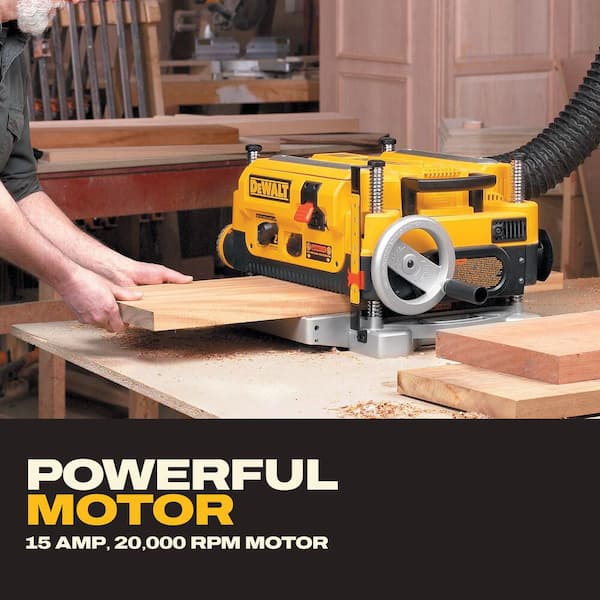 DEWALT 15 Amp Corded 13 in. Heavy-Duty 2-Speed Bench Planer with