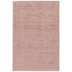 Shiny Pink 9 ft. x 12 ft. Solid Color Area Rug