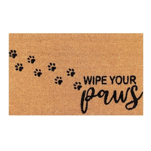Natural Collection Coir Mat Wipe Your Paws