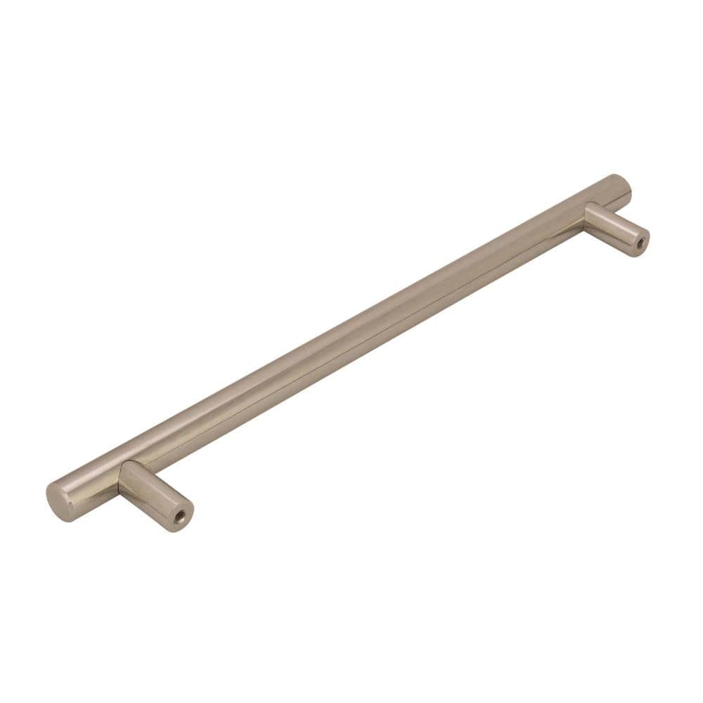 Polished Nickel 14.63" Modern Bar Pull with Mounting Hardware