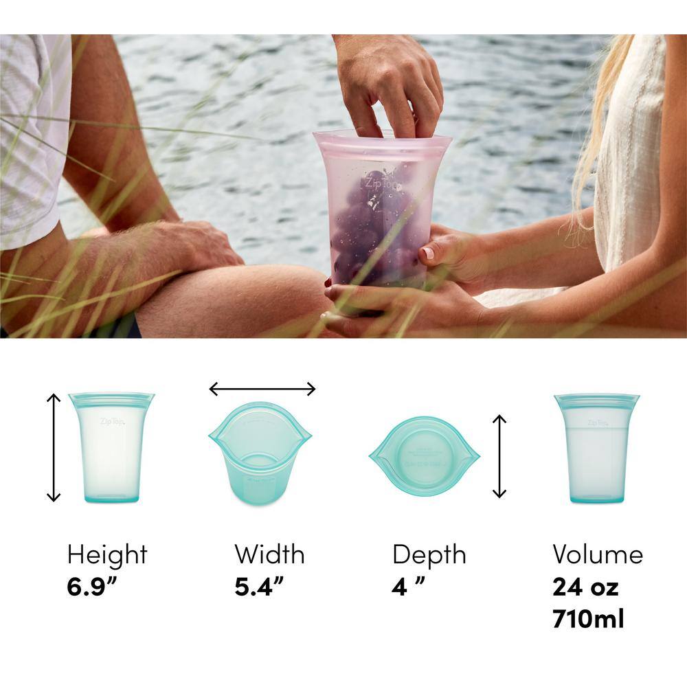 Large Frost Silicone Food Storage Container Set